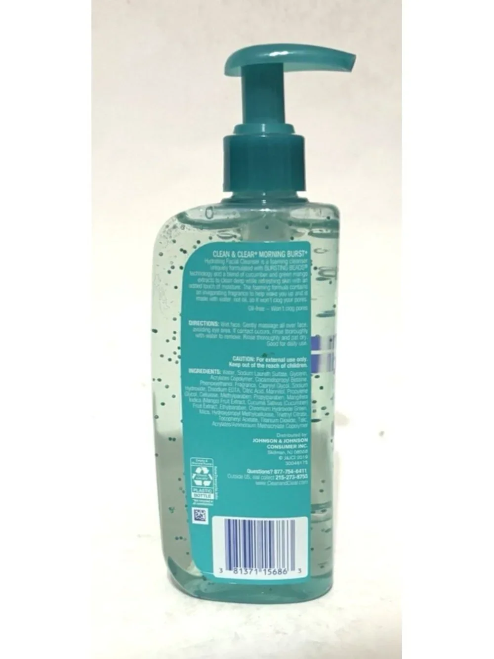 **Clean & Clear Morning Burst Hydrating Facial Cleanser Oil-Free 8 oz ORIGINAL**
